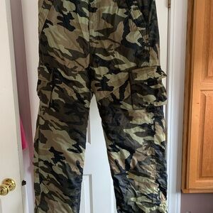 Camouflage Cargo snow Pants